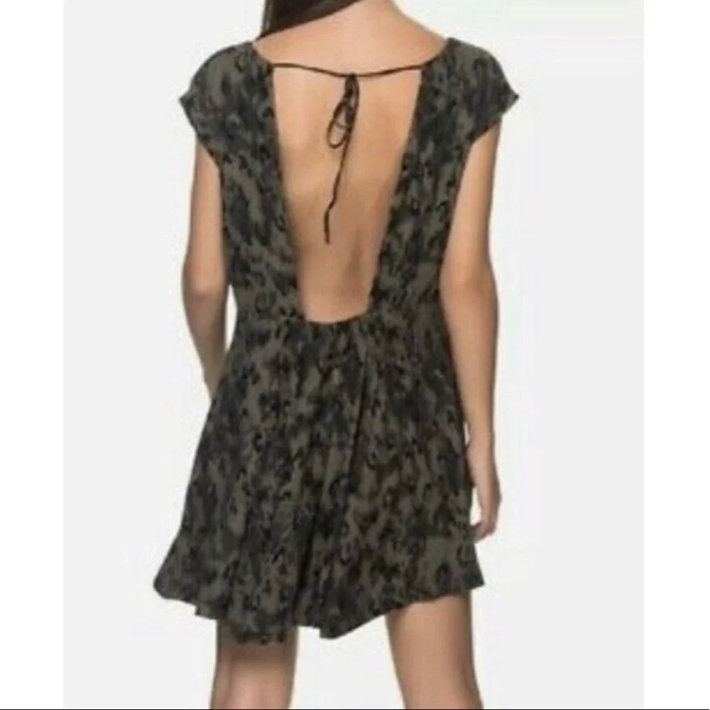 Free People Fake Love open back cap sleeve dress - Picture 9 of 14